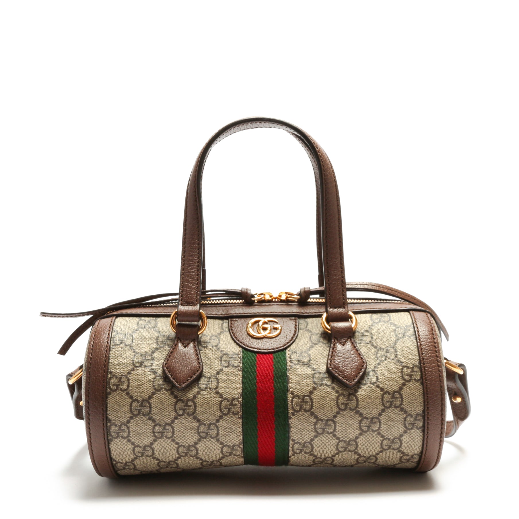 Gucci Ophidia GG Carry-on Duffle Medium Beige/Ebony in Supreme Canvas with  Antique Gold-tone - US