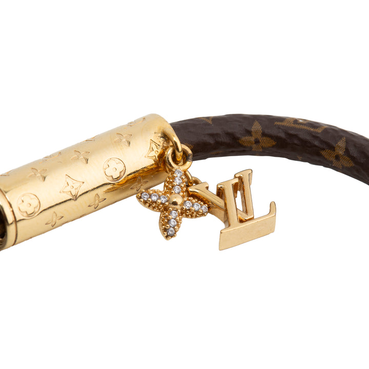 LOUIS VUITTON Push it Bracelet w/ Charm