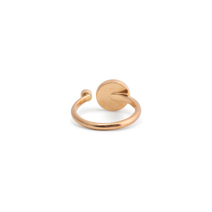 LOUIS VUITTON Blossom Mini Sun Malachite Diamond Ring