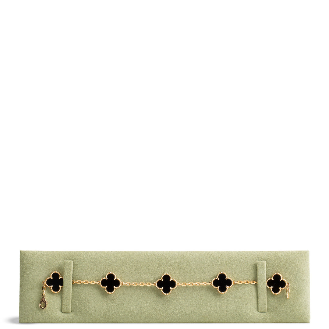 VAN CLEEF & ARPELS 5 Motif Alhambra Bracelet - Onyx