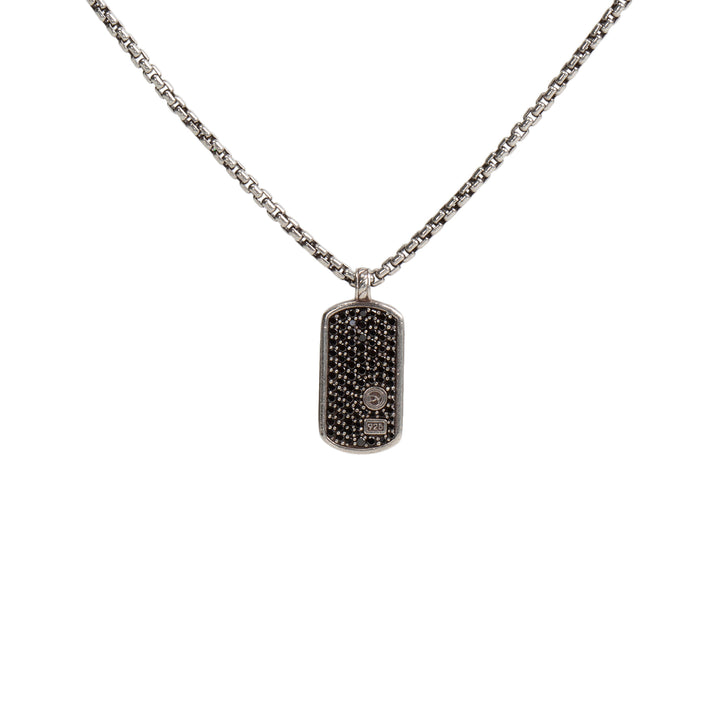 DAVID YURMAN Diamond Tag Pendant Necklace