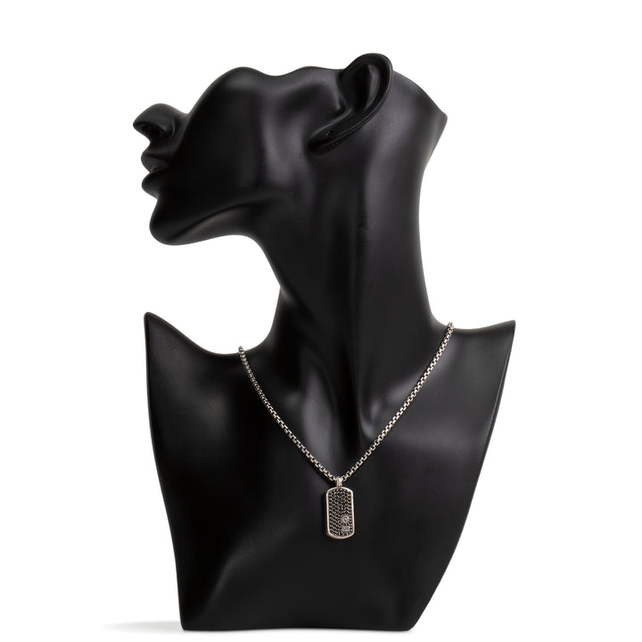 DAVID YURMAN Diamond Tag Pendant Necklace