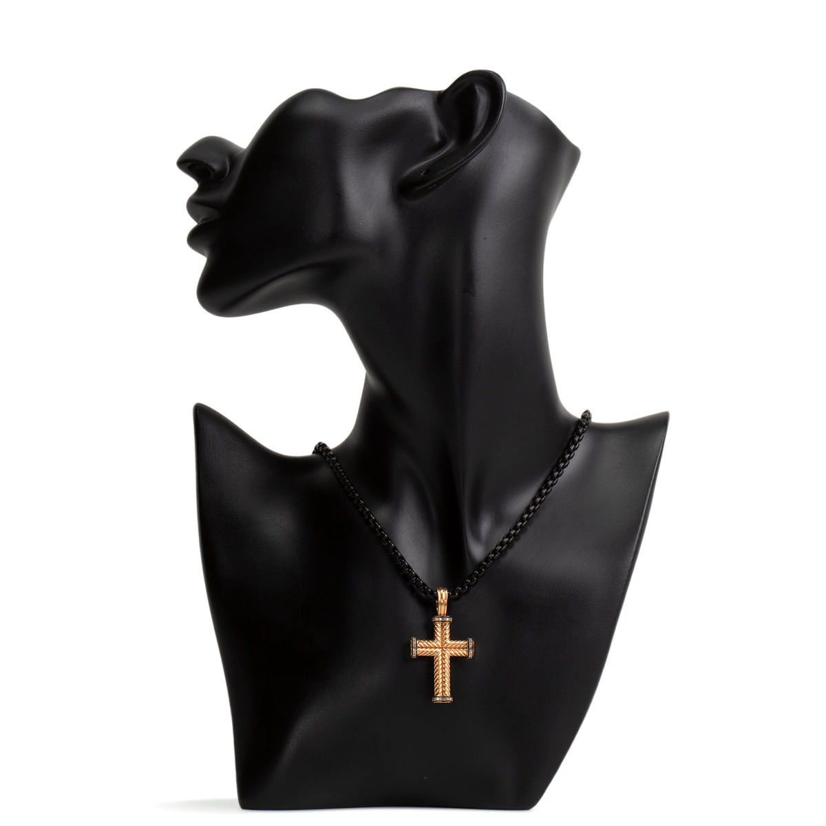 DAVID YURMAN Diamond Cross Pendant Necklace