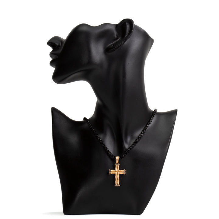DAVID YURMAN Diamond Cross Pendant Necklace