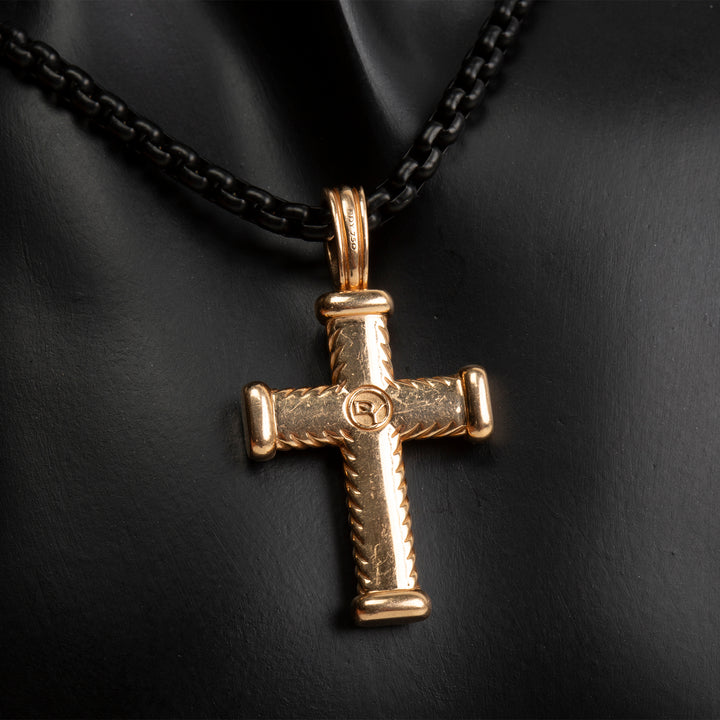 DAVID YURMAN Diamond Cross Pendant Necklace