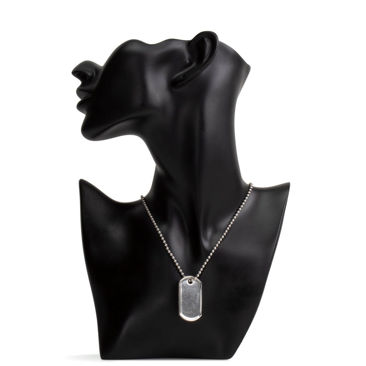 TIFFANY &amp; CO. Vintage Coin Edge Dog Tag Necklace