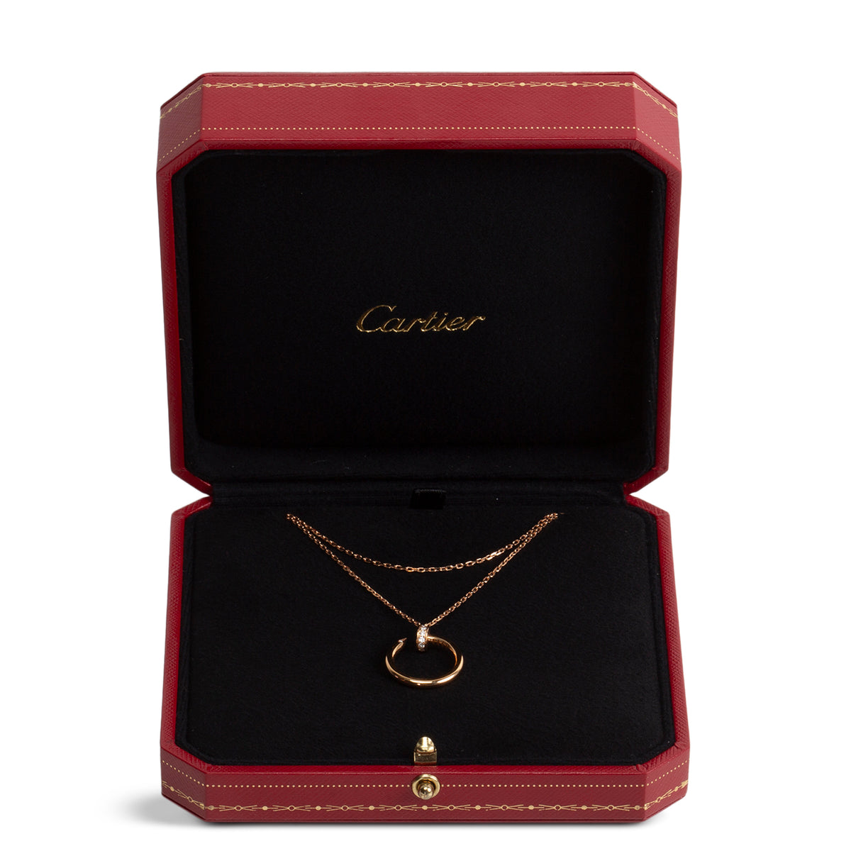 CARTIER Diamond Juste Un Clou Pendant Necklace