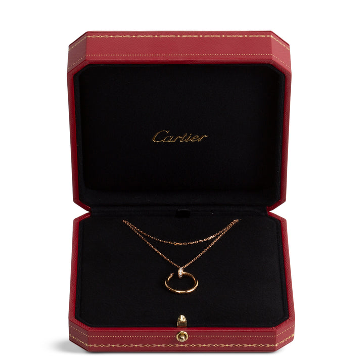 CARTIER Diamond Juste Un Clou Pendant Necklace