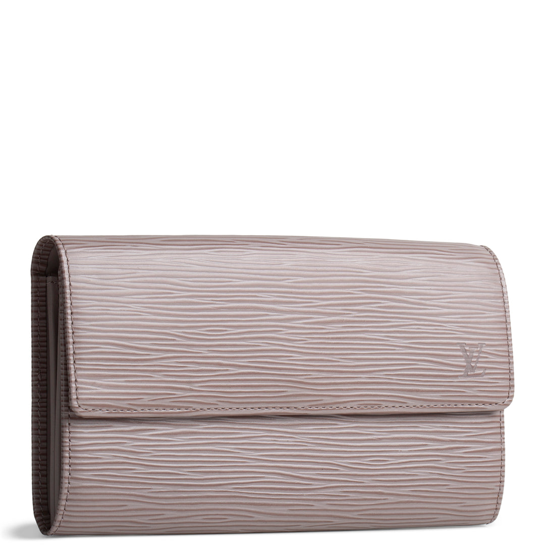 LOUIS VUITTON Vintage Epi Sarah Wallet - Lilac OUTLET FINAL SALE