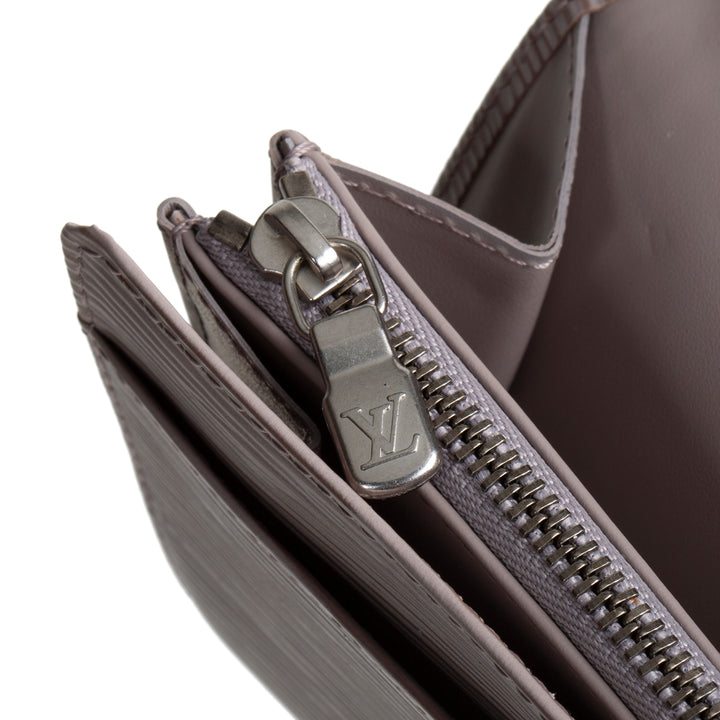 LOUIS VUITTON Vintage Epi Sarah Wallet - Lilac OUTLET FINAL SALE