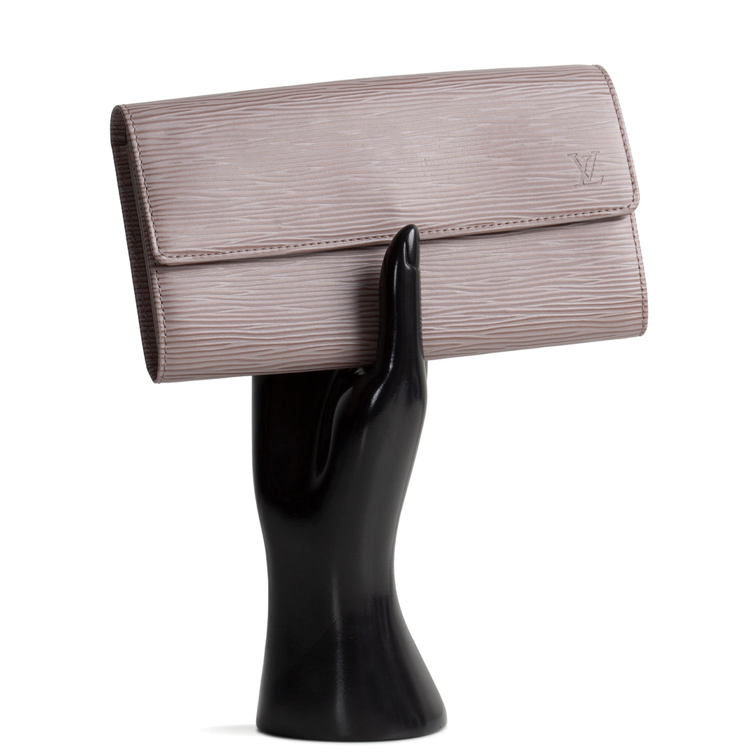 LOUIS VUITTON Vintage Epi Sarah Wallet - Lilac OUTLET FINAL SALE