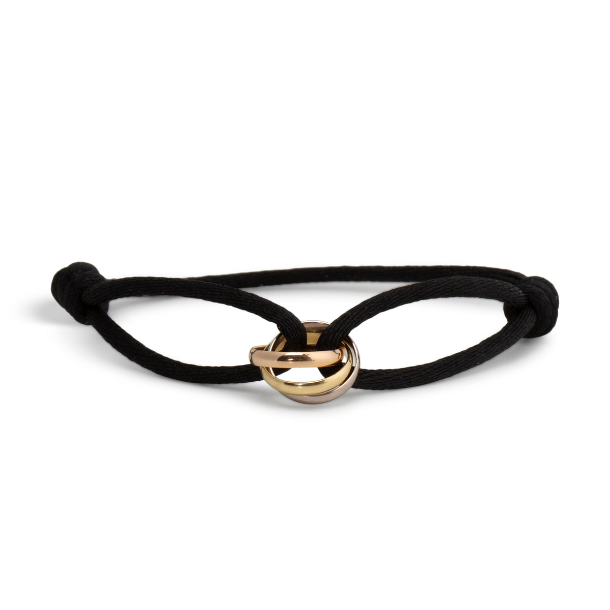 CARTIER Trinity Cord Bracelet - Black