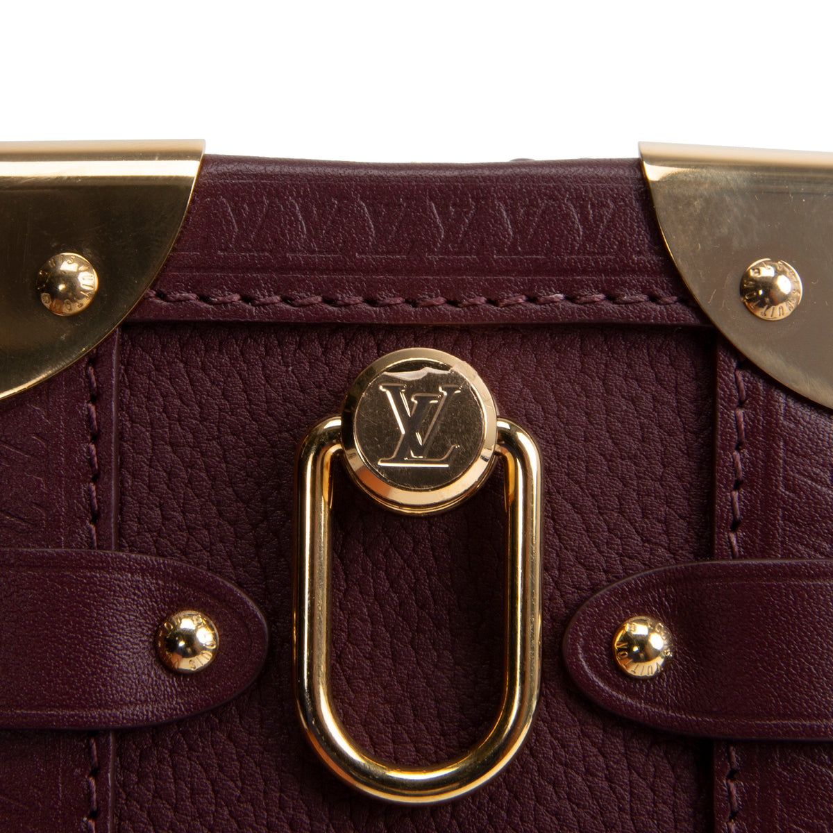 LOUIS VUITTON Side Trunk MM - Burgundy