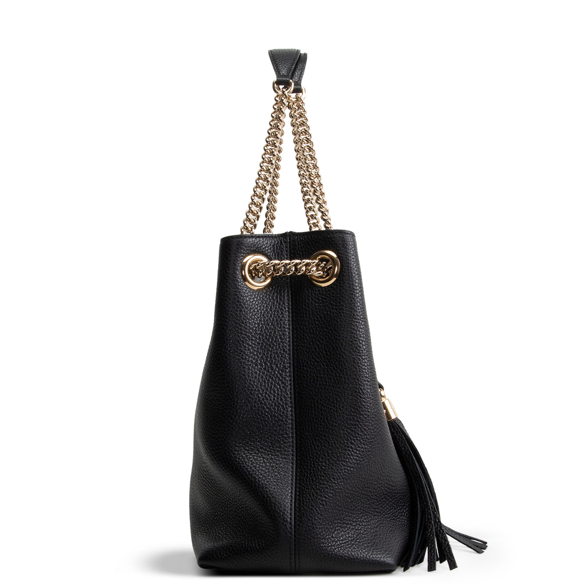 GUCCI Soho Chain Tote - Black