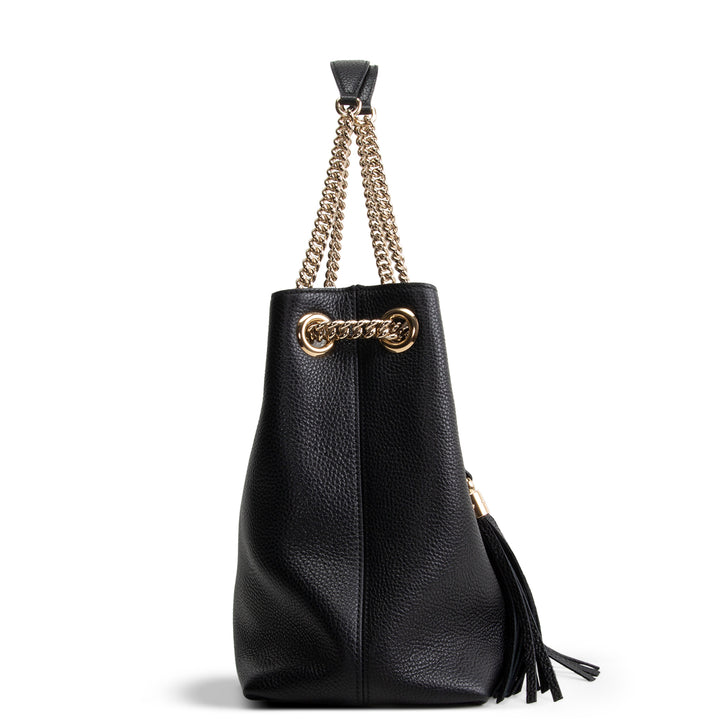 GUCCI Soho Chain Tote - Black