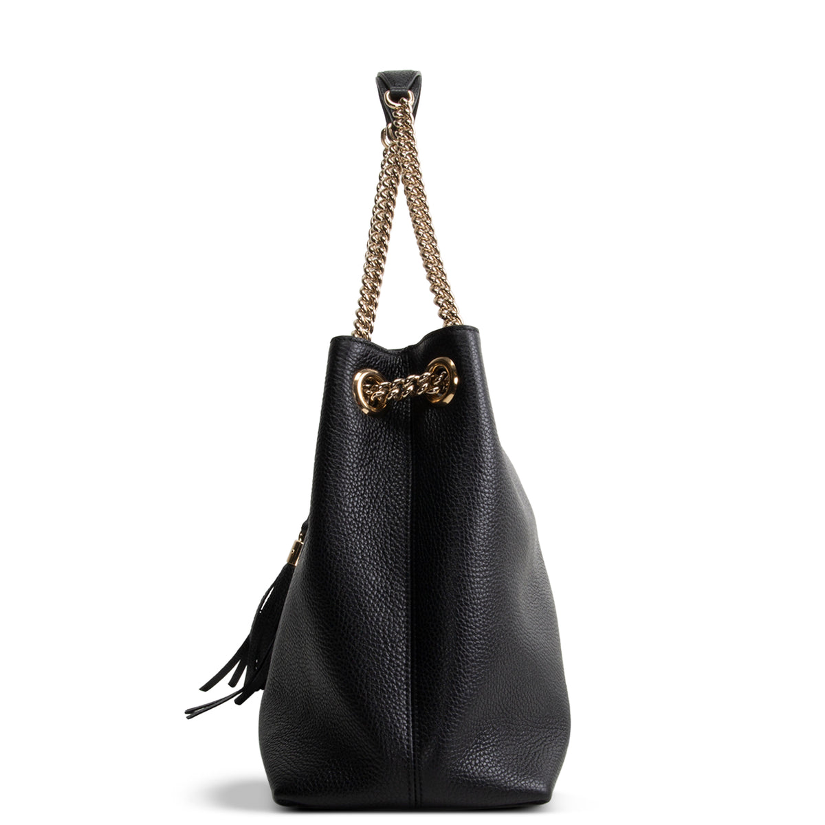 GUCCI Soho Chain Tote - Black
