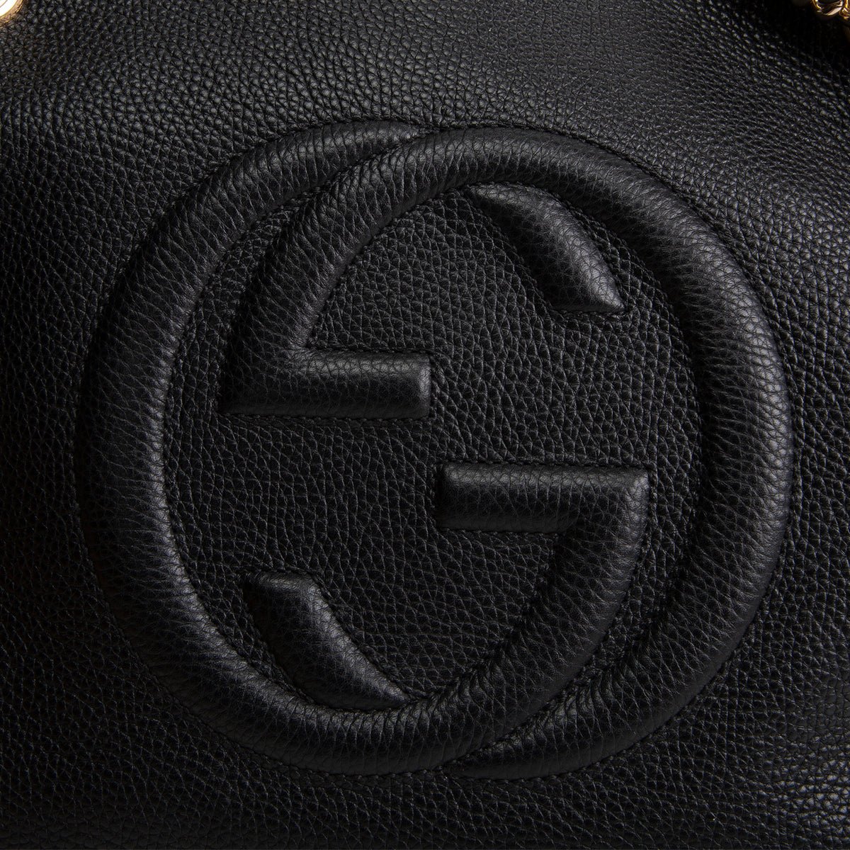 GUCCI Soho Chain Tote - Black