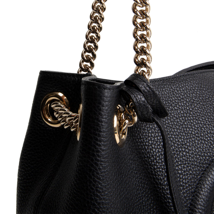GUCCI Soho Chain Tote - Black