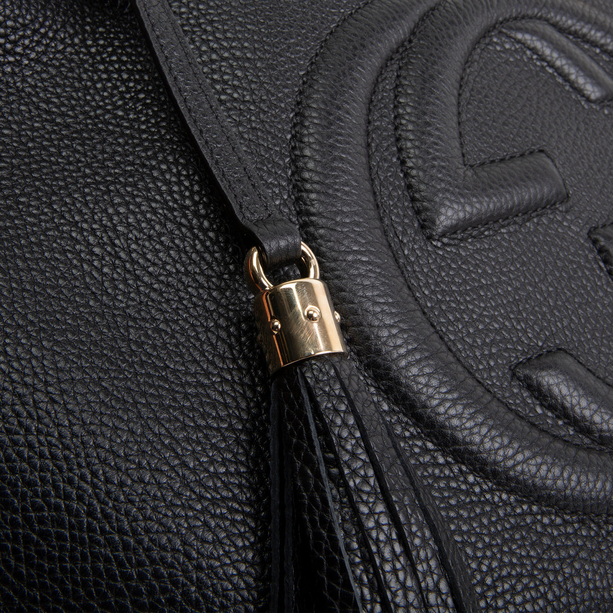 GUCCI Soho Chain Tote - Black