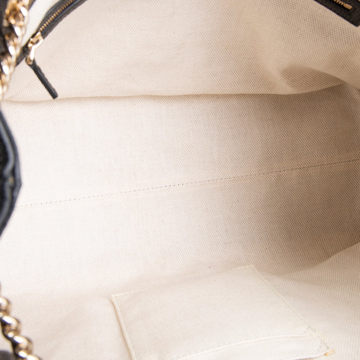 GUCCI Soho Chain Tote - Black