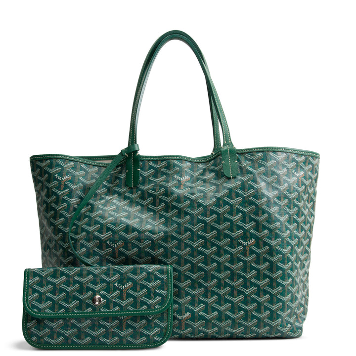 GOYARD Saint Louis Goyardine Tote - Green