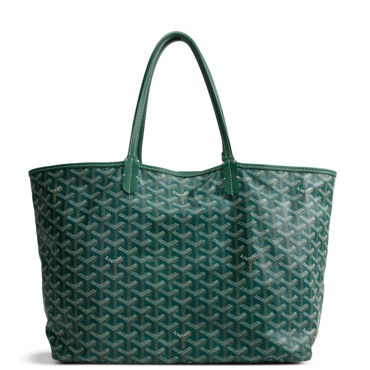 GOYARD Saint Louis Goyardine Tote - Green