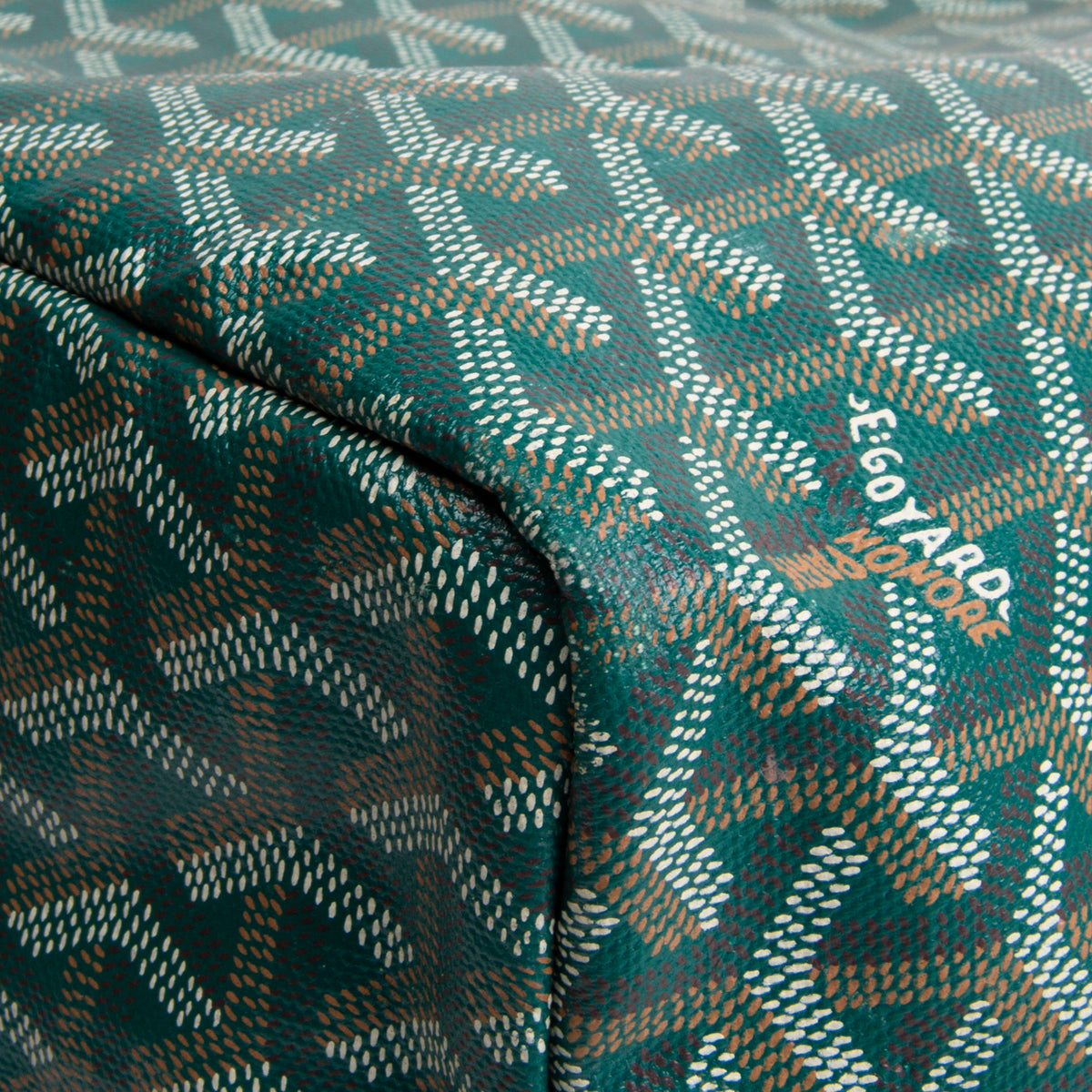 GOYARD Saint Louis Goyardine Tote - Green