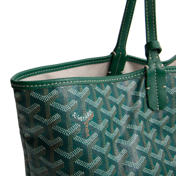 GOYARD Saint Louis Goyardine Tote - Green