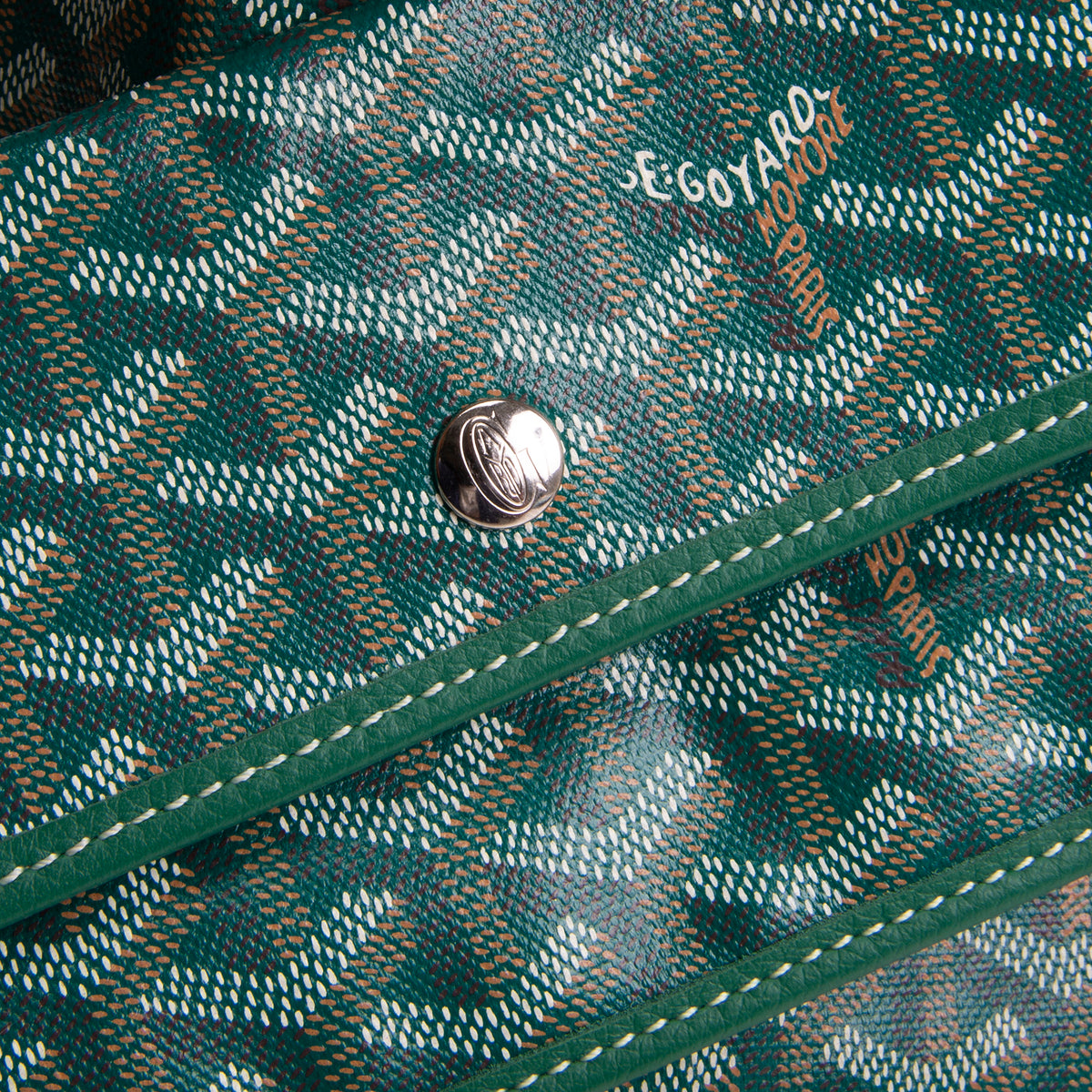 GOYARD Saint Louis Goyardine Tote - Green