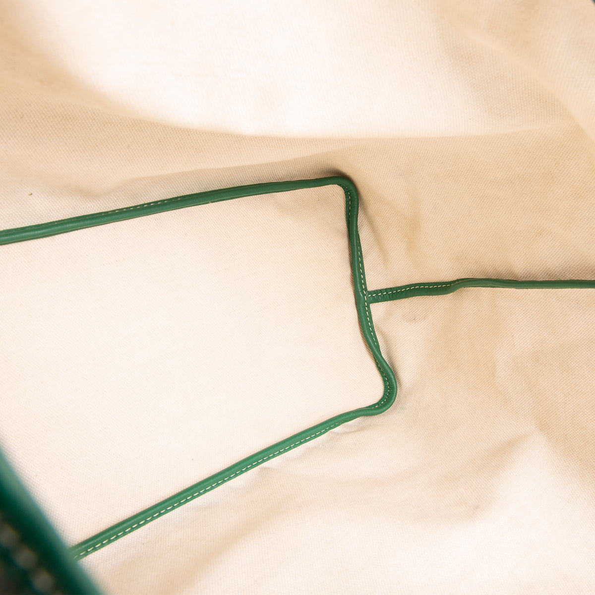 GOYARD Saint Louis Goyardine Tote - Green