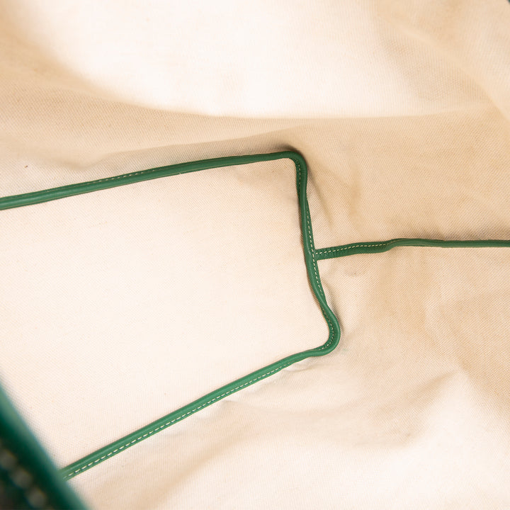 GOYARD Saint Louis Goyardine Tote - Green