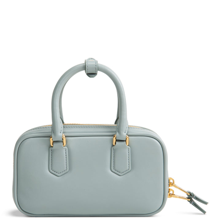 MIU MIU Calfskin Regular Arcadie Top Handle - Aqua