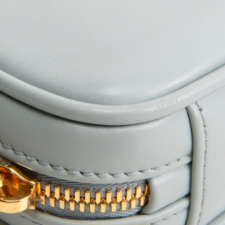 MIU MIU Calfskin Regular Arcadie Top Handle - Aqua