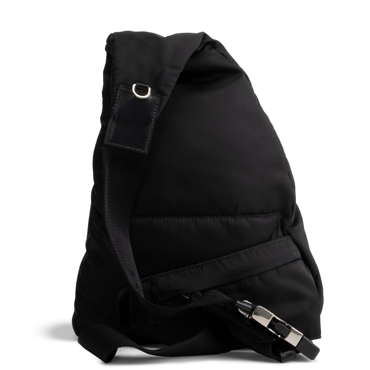 PRADA Padded Nylon Sling Bag - Black
