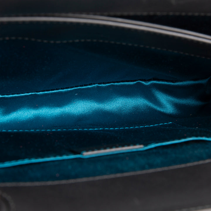 GUCCI Suede Ophidia Chain Clutch
