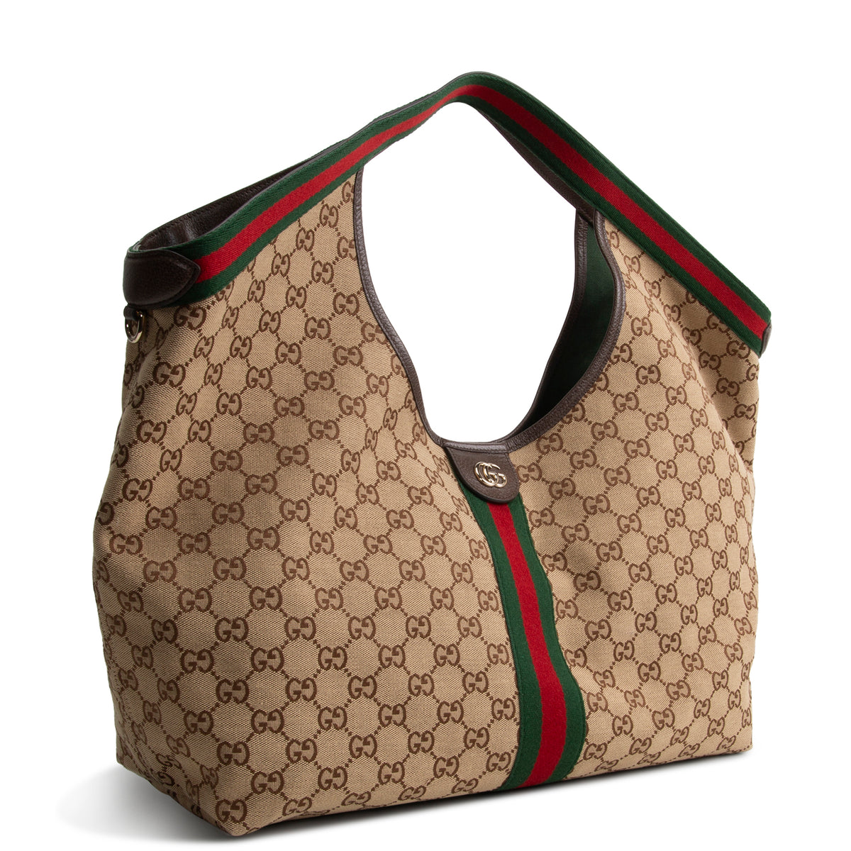 GUCCI Giglio Tote GG Canvas Large