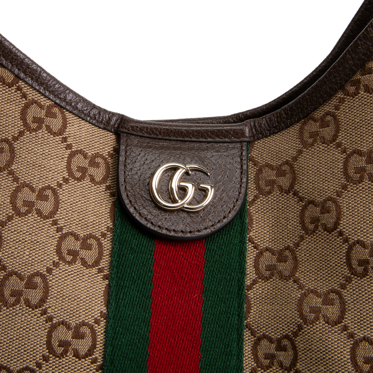 GUCCI Giglio Tote GG Canvas Large