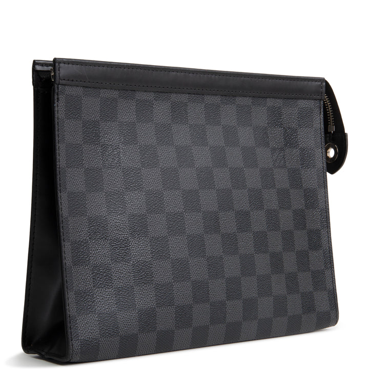 LOUIS VUITTON Pochette Voyage MM Damier Graphite - Black/Grey