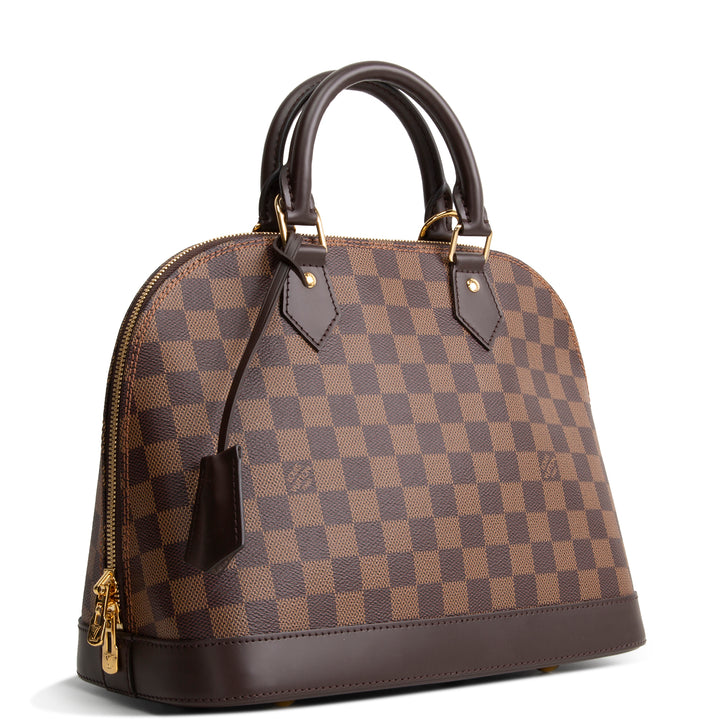 LOUIS VUITTON Alma PM Damier Ebene - Brown