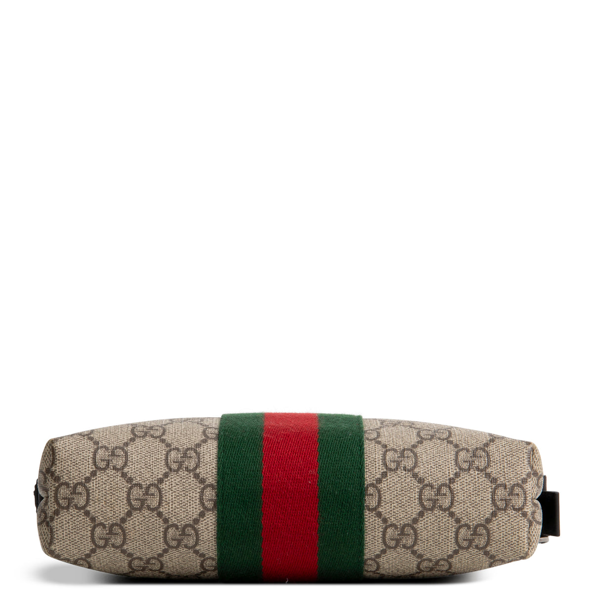 GUCCI GG Supreme Web Messenger Bag - Beige &amp; Ebony