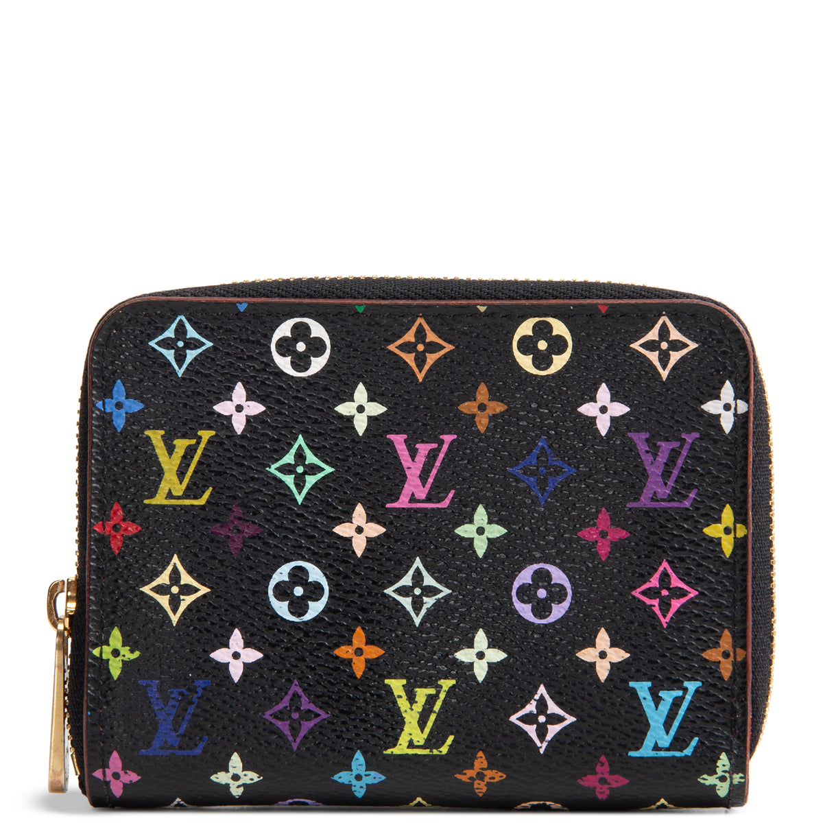 LOUIS VUITTON Zippy Coin Purse - Multicolore Black