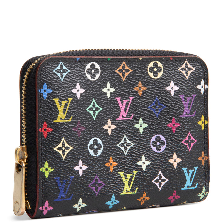 LOUIS VUITTON Zippy Coin Purse - Multicolore Black