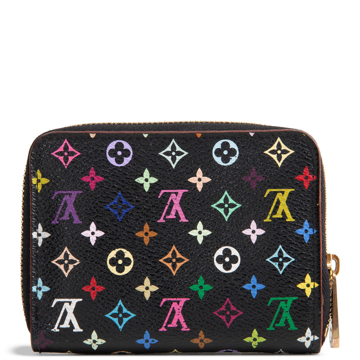 LOUIS VUITTON Zippy Coin Purse - Multicolore Black