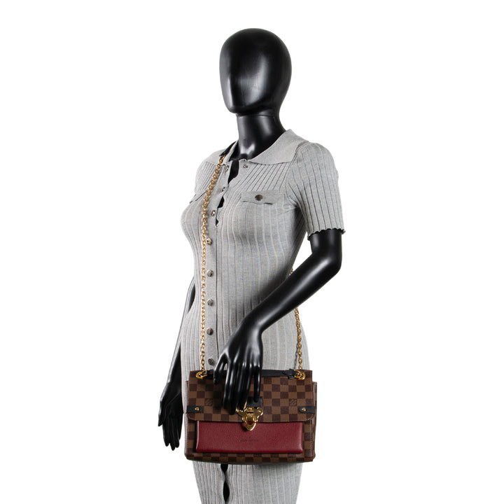 LOUIS VUITTON Vavin PM Damier Ebene - Brown/Bordeaux