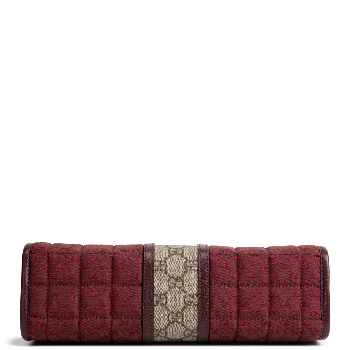 GUCCI GG Supreme Mignon Pouch - Burgundy