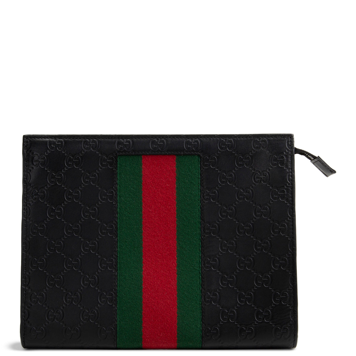 GUCCI Guccissima Signature Web Toiletry Pouch - Black
