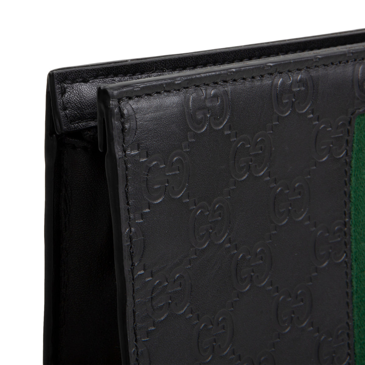 GUCCI Guccissima Signature Web Toiletry Pouch - Black