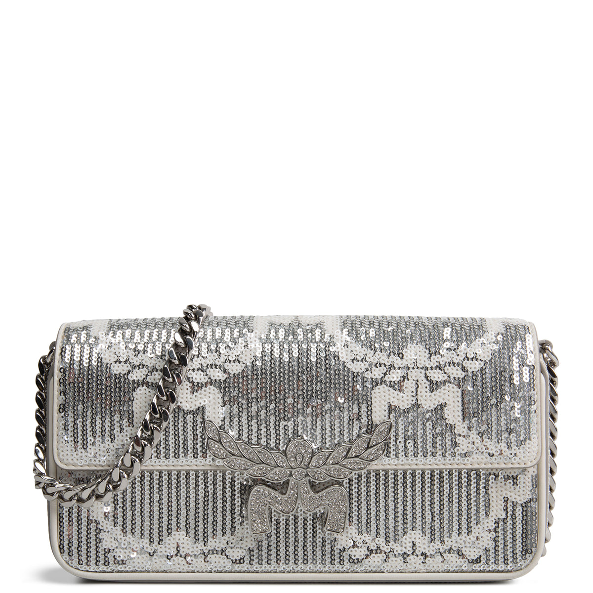 MCM Himmel Sequin Shoulder Bag