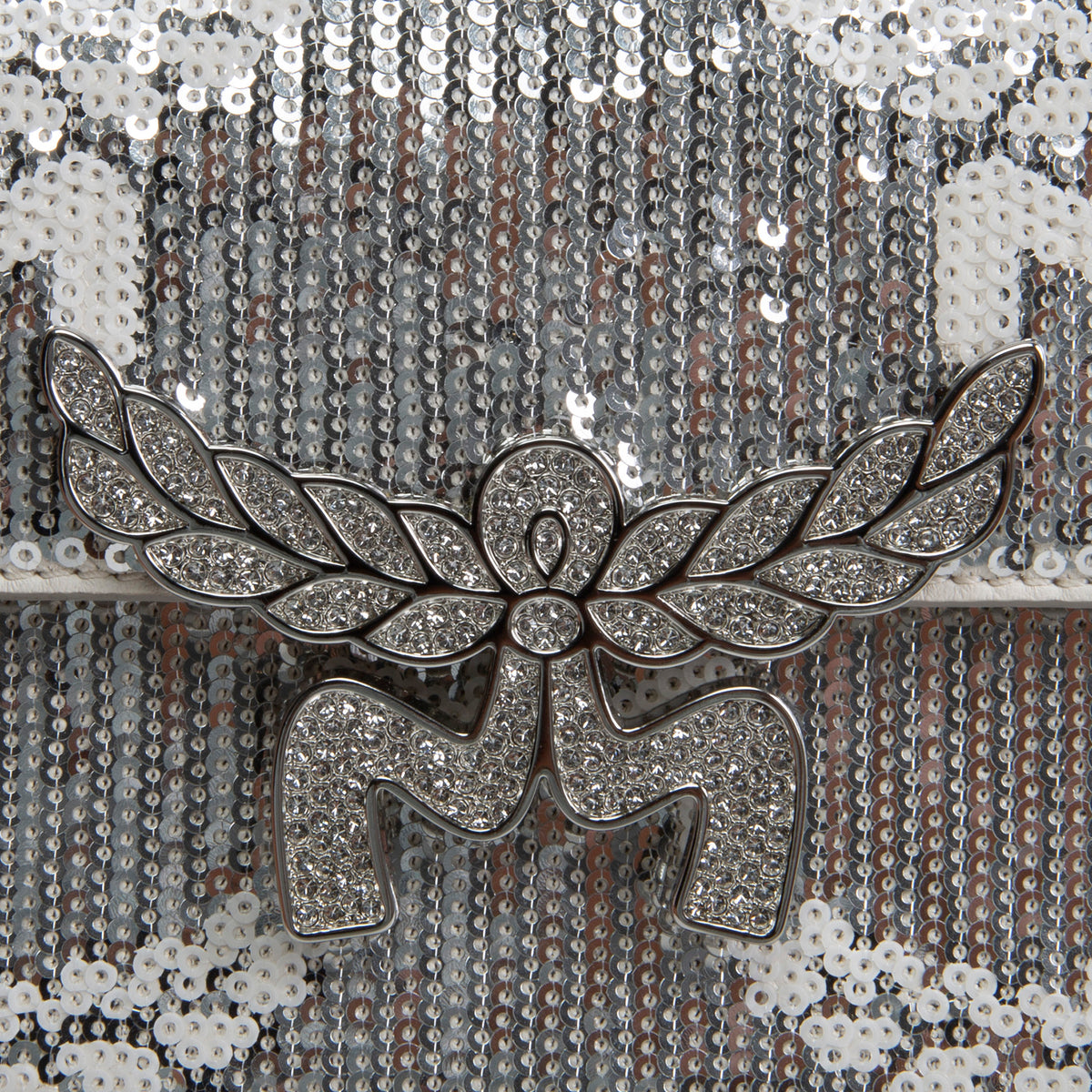 MCM Himmel Sequin Shoulder Bag