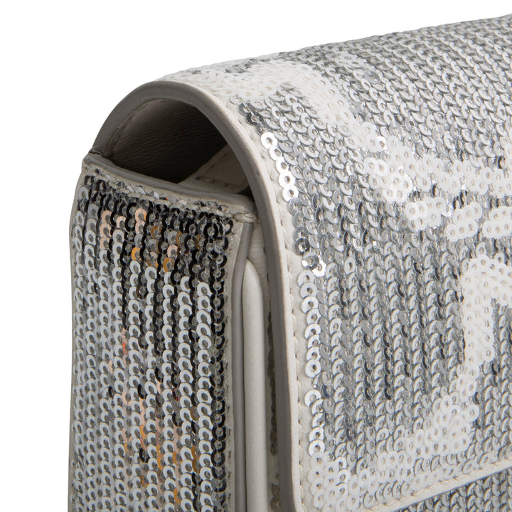 MCM Himmel Sequin Shoulder Bag